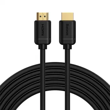 Baseus 2x HDMI 2.0 4K 60 Hz kabel, 3D, HDR, 18 Gb/s, 5 m (czarny)