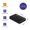Qoltec 52274 Stacja dokująca do dysków M.2 SSD | NVMe | SATA | USB-C | DUAL 2 x 2TB
