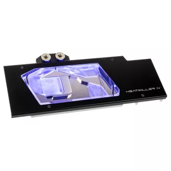 Watercool pełno-cover blok wodny GPU Heatkiller IV dla Radeon RX 5700 / XT, akryl + nikiel, RGB, czarny