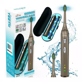 Szczoteczka do zębów Media-Tech SONIC WAVECLEAN Dla dorosłych Brązowa