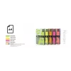 Papier kolorowy neonowy Double A, 75 g, A4, 100 arkuszy, Rainbow 4, 5 kolorów neonowych