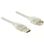 Kabel USB DeLOCK 83883 USB 2.0 2m Przezroczysty