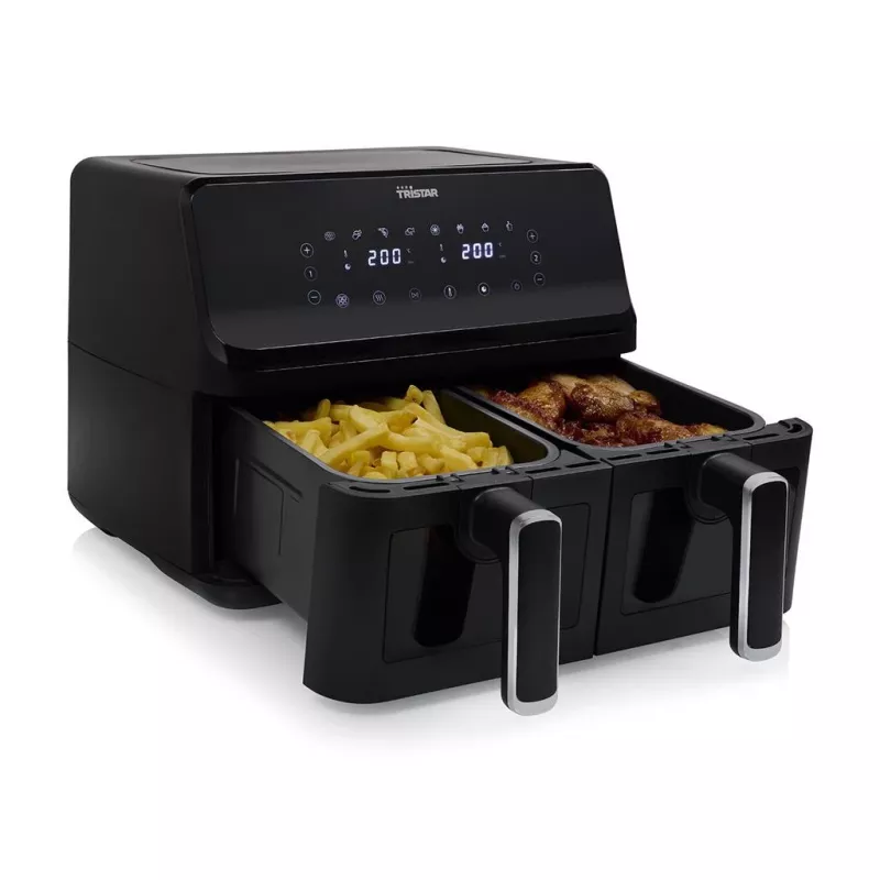 Frytkownica beztłuszczowa Tristar FR-9040 8 L 2700 W Double Czarny