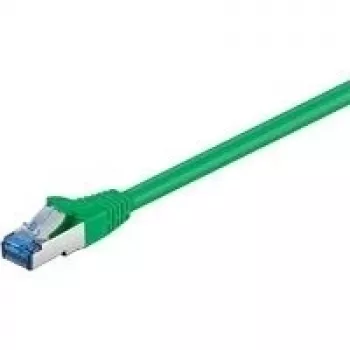 Wentronic Goobay Kabel krosowy kat. 6a, S/FTP (PiMF), zielony, 7,5 m - LSZH bezhalogenowy, miedź (93849)