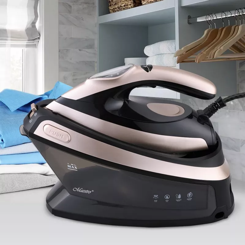 Stacja parowa Maestro MR-320C 2400 W 1,5 L Ceramiczna podeszwa Czarny, Różowe złoto
