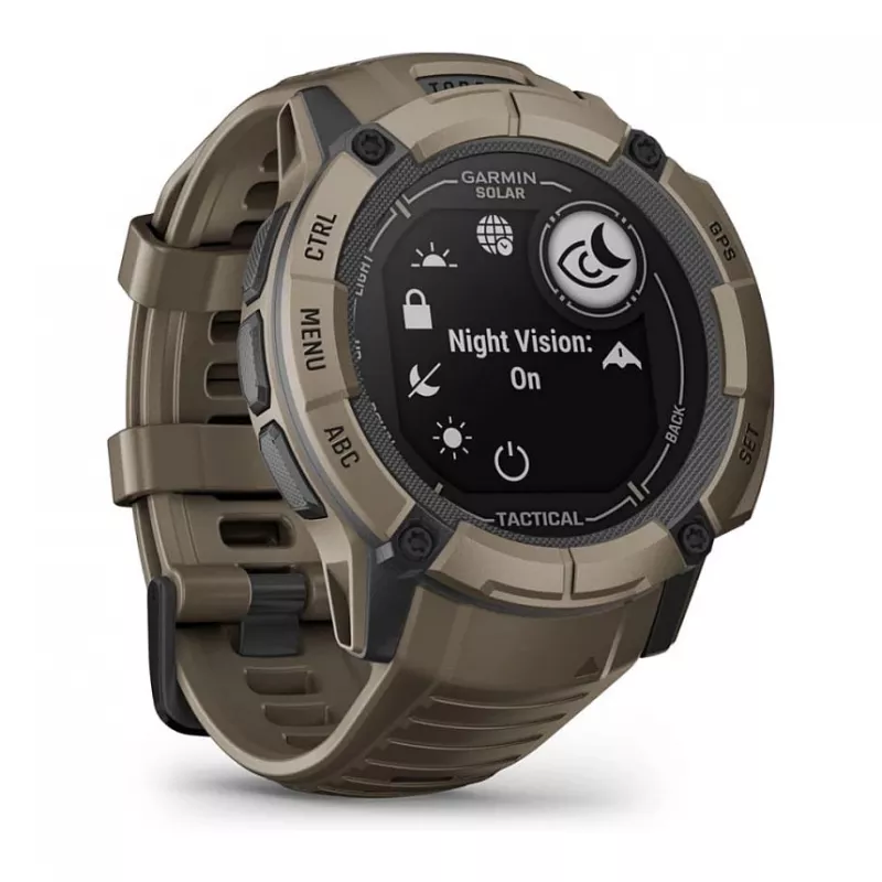 Garmin Instinct 2X Solar Tactical Edition 2,79 cm (1,1) MIP 50 mm Cyfrowy 176 x 176 pikseli Ekran dotykowy Zielony GPS (satelitarny)
