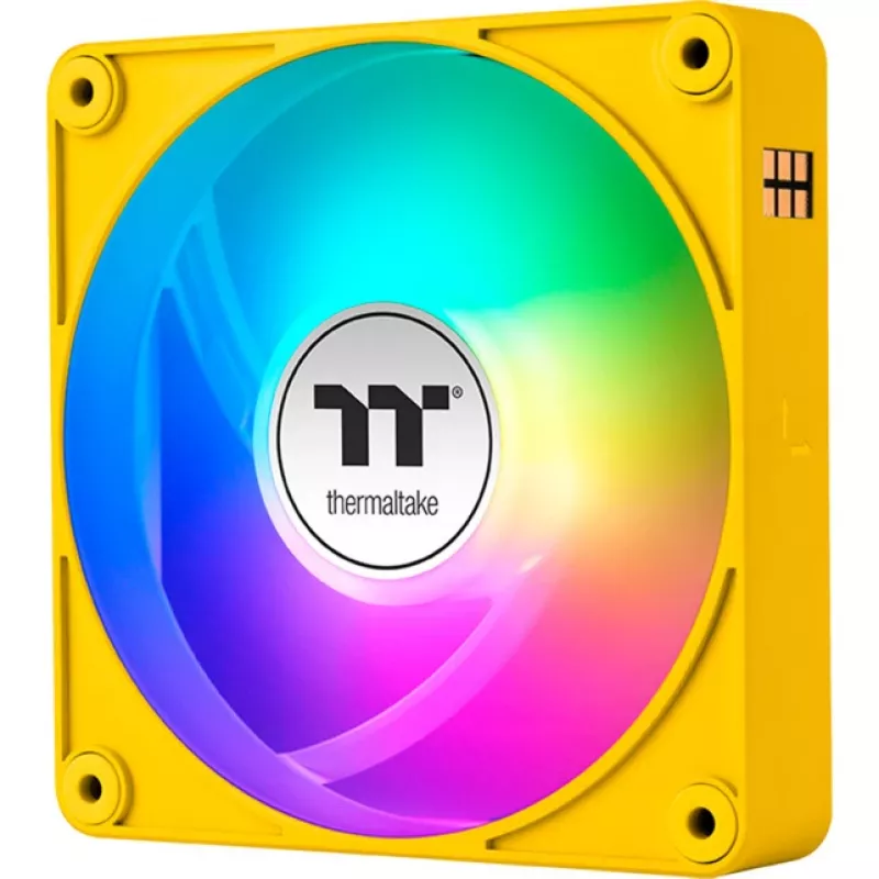 Thermaltake CT120 EX ARGB 120mm żółty 3-Pack Wentylatory obudowy