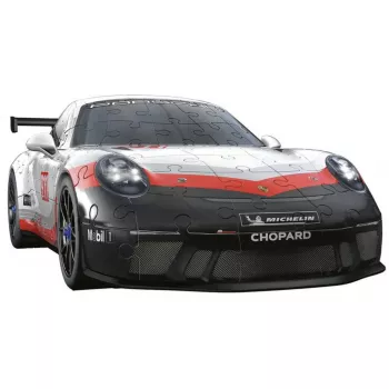 Puzzle 3D Ravensburger Iconics Porsche 911 GT3 Cup – zestaw do budowy repliki modelu