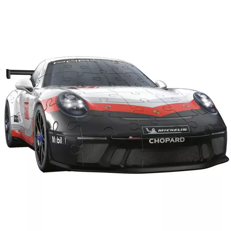 Puzzle 3D Ravensburger Iconics Porsche 911 GT3 Cup – zestaw do budowy repliki modelu