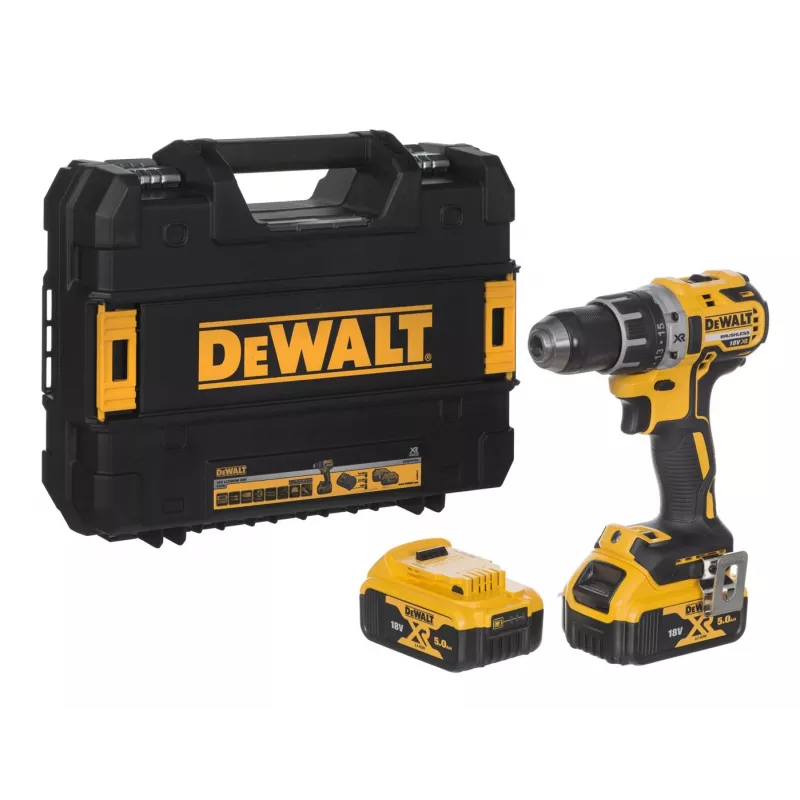 DeWALT XR Bezkluczowa 18V Akumulatorowa Wiertarko-Wkrętarka Li-Ion, Wtyczka Euro