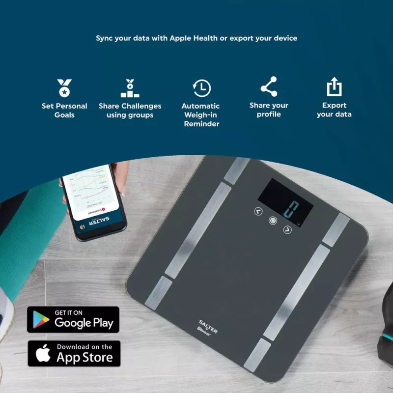 Inteligentna waga Salter SA00655FEU6 Bluetooth do analizy składu ciała