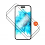 Hartowane szkło ochronne FIXED do Apple iPhone 17 2.5D Full Cover — 2 szt., czarne