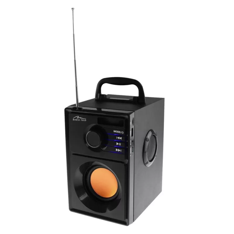 Media-Tech BOOMBOX BT 15 W Przenośny głośnik stereo Czarny
