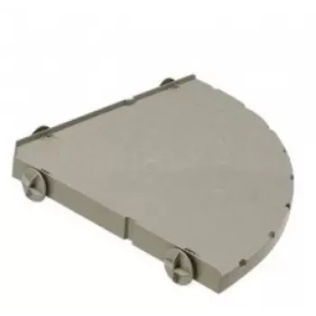 Półka FERPLAST 93245021 — plastikowa półka do klatek dla fretek i gryzoni, szara, 380×380×30 mm