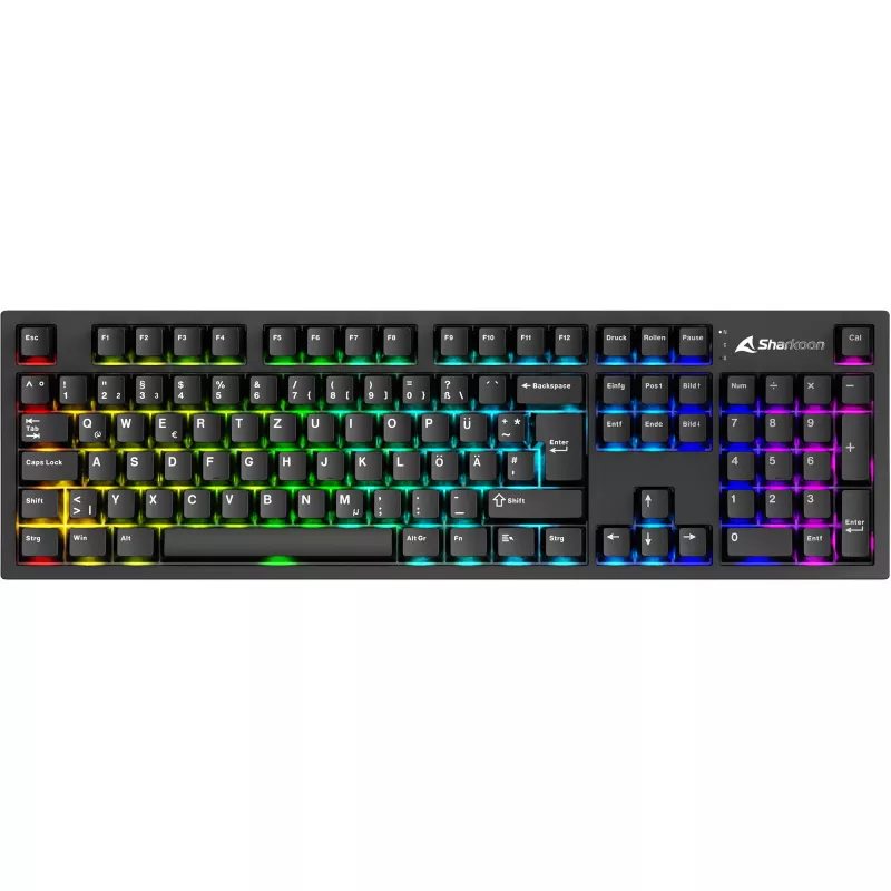 Mechaniczna klawiatura Sharkoon OfficePal KB70W — liniowe, ciche przełączniki, bezprzewodowa