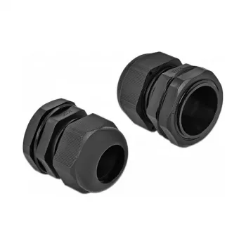 kabel Gland DeLOCK 60224 Czarny Plastic 10 szt.