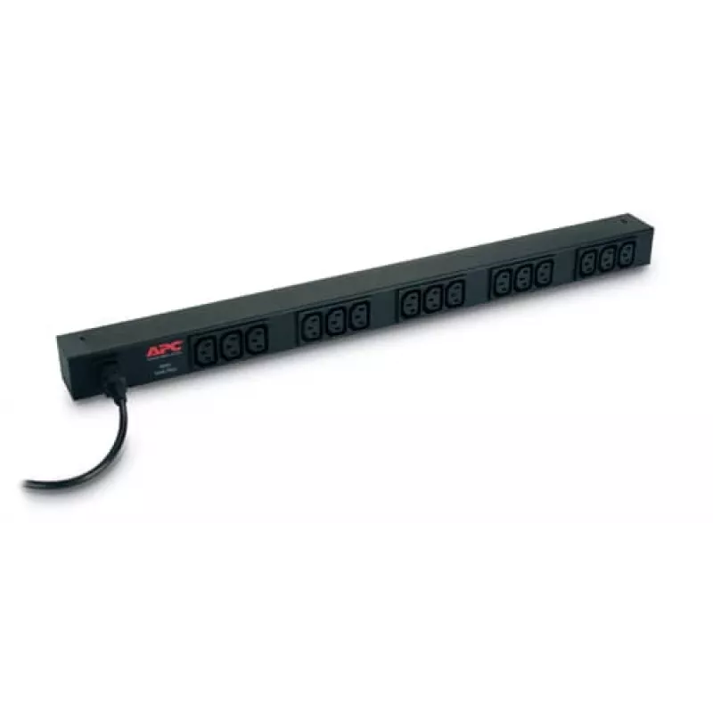APC RACK PDU BASIC ZERO U 10A 230V listwa zasilająca (PDU) 15 gniazd AC 0U Czarna