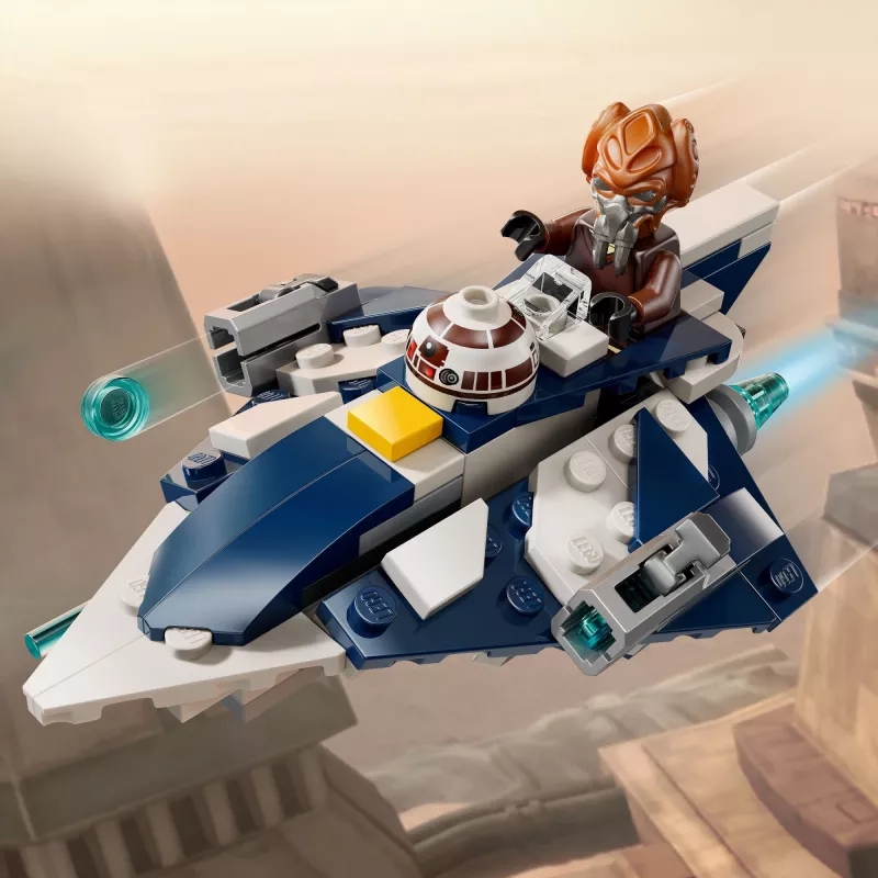 LEGO Microfighter Star Wars Plo Koon's Jedi Starfighter 75400 — 89 elementów, 1 minifigurka, wiek 6+