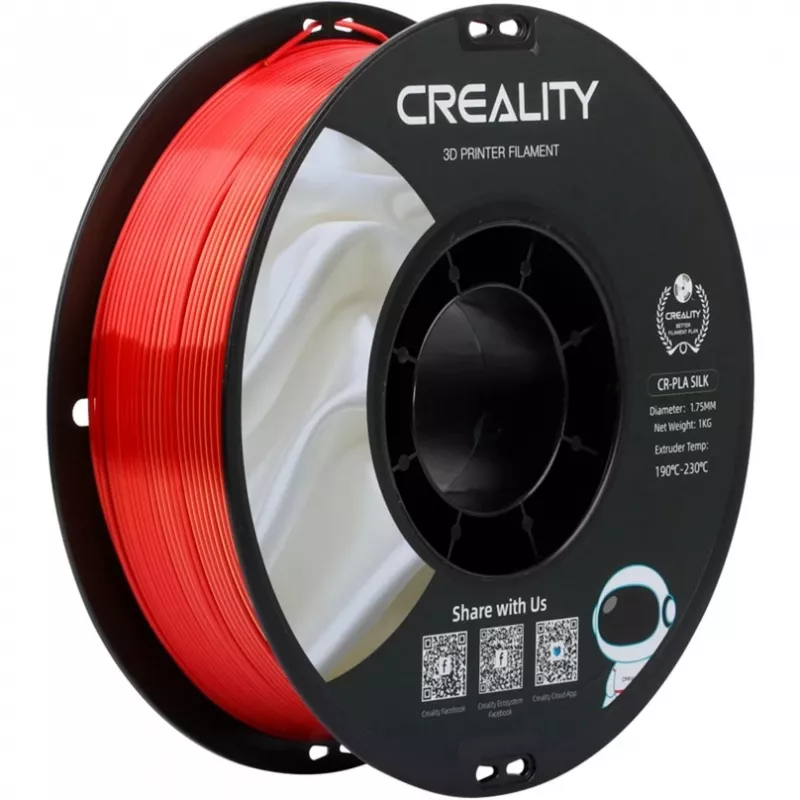 Materiał do druku 3D Polylactic acid (PLA) Creality 3D 3301120009 Czerwony 1 kg