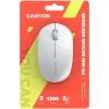 Mysz CANYON MW-04 3-przyciskowa BT bezprzewodowa biała