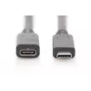 Przedłużacz USB Type-C Digitus AK-300210-007-S 0,7 m