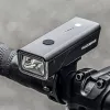 Lampka rowerowa Rockbros + kabel USB-C - USB-A 260 lm Czarny