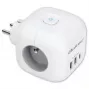 Listwa zasilająca QOLTEC 52548 z 3 gniazdami AC i portem USB