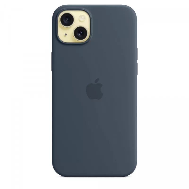 Apple iPhone 15 Plus Silikonowe etui z MagSafe - Storm Blue
