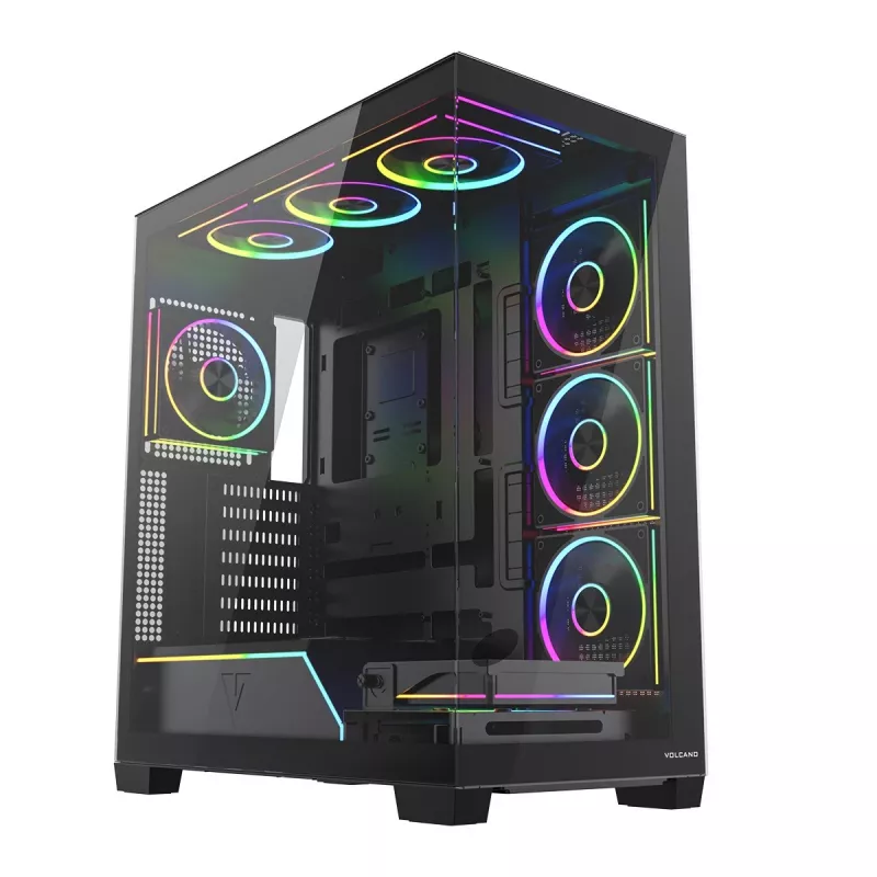 Modecom Volcano Stellar Plus ARGB Midi 8F Black