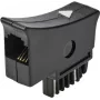 Renkforce Telefon (analog) Adapter [1x TST-Plug - 1x RJ11-Plug 6p4c] Czarny (RF-5046540)