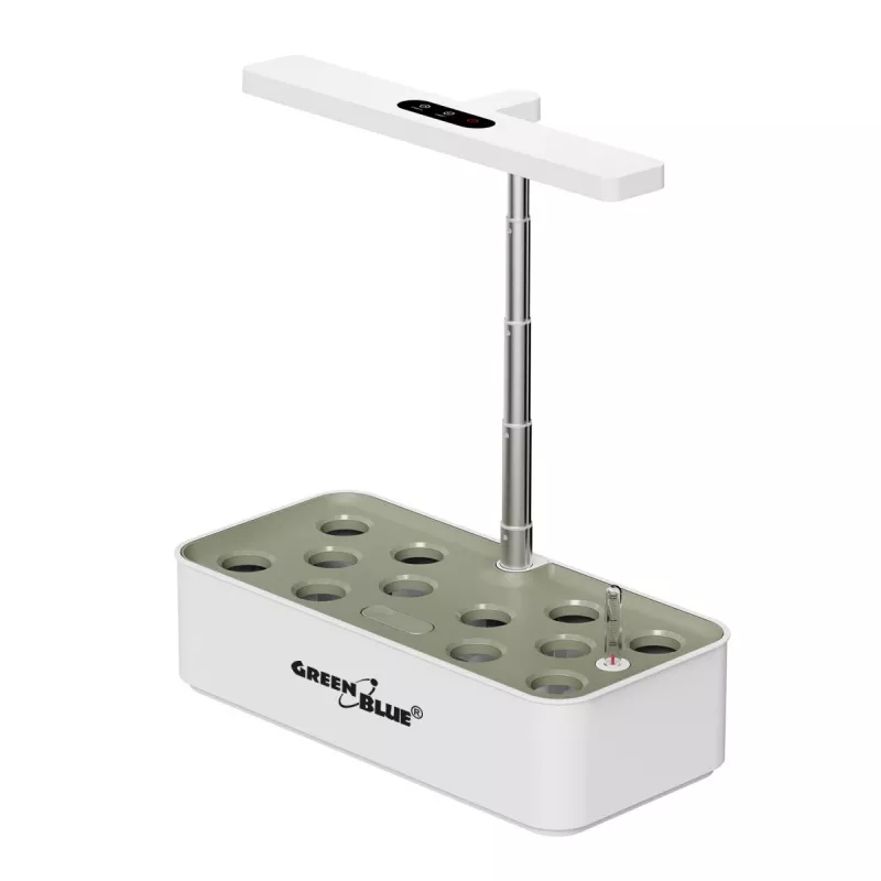 Inteligentny system do uprawy roślin GreenBlue, SMART doniczka, 4L, na 12 roślin, pełne spektrum LED, GB133