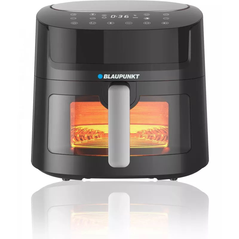 Frytkownica beztłuszczowa BLAUPUNKT AFD712 — pojemność 7,2 l, 1800 W, cyfrowe sterowanie dotykowe, 40–200°C, minutnik 60 min