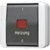 JUNG Heizung-Notschalter 802HW WG800 IP44 Ais 2pol. 802HW (802HW)