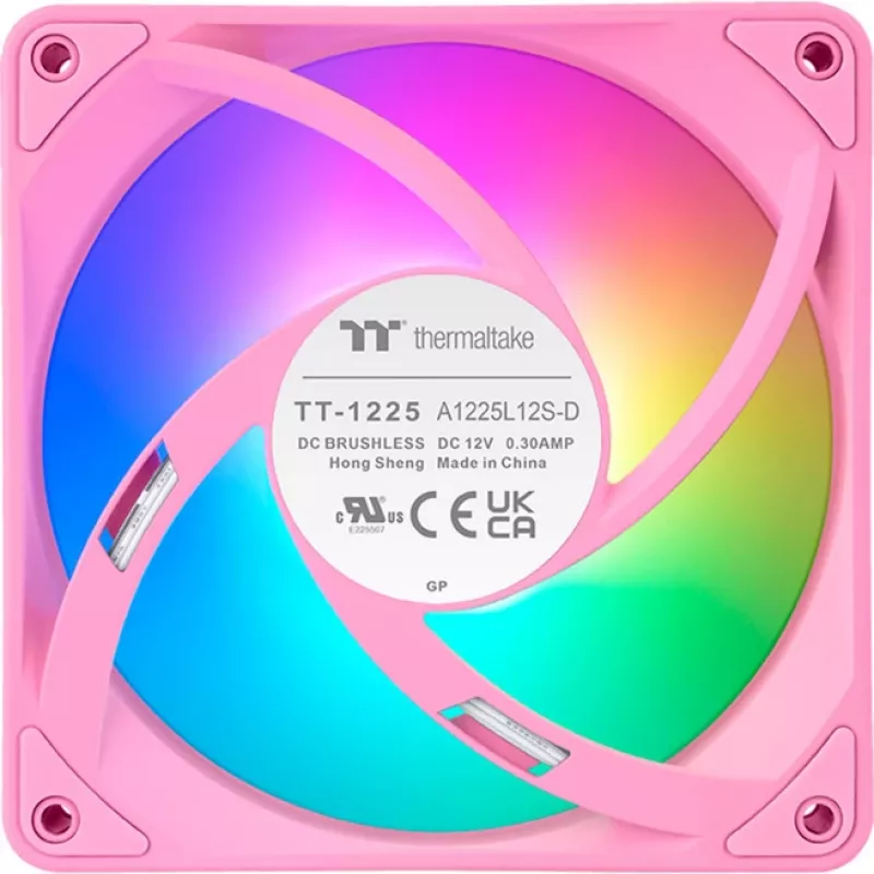 Thermaltake CT120 EX ARGB 120mm Różowy 3-Pack Wentylatory Obudowy