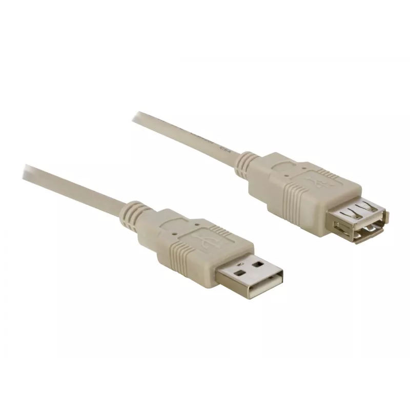 Przedłużacz USB 2.0 DeLOCK 82240 3 m szary