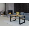 Topeshop MODERN 1P ART CZ stolik kawowy / boczny / narożny Stolik kawowy kształt prostokątny 2 noga/nogi