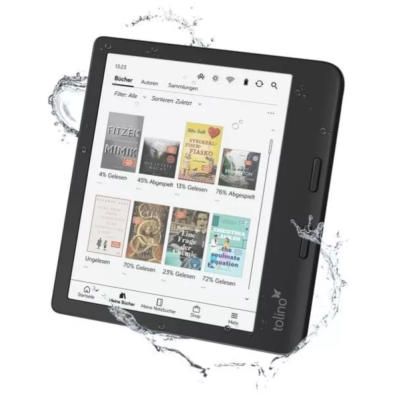 Tolino czytnik e-booków Ekran dotykowy Wi-Fi Czarny
