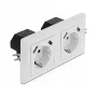 Gniazdko ścienne DeLOCK 2-krotne z 4 portami USB 2 x 2,8 A