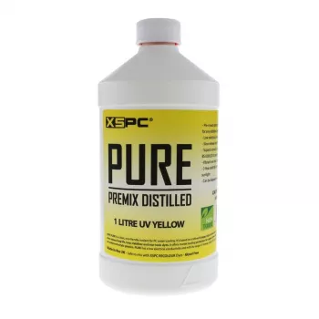 XSPC Pure Coolant, 1 litr - żółty, UV