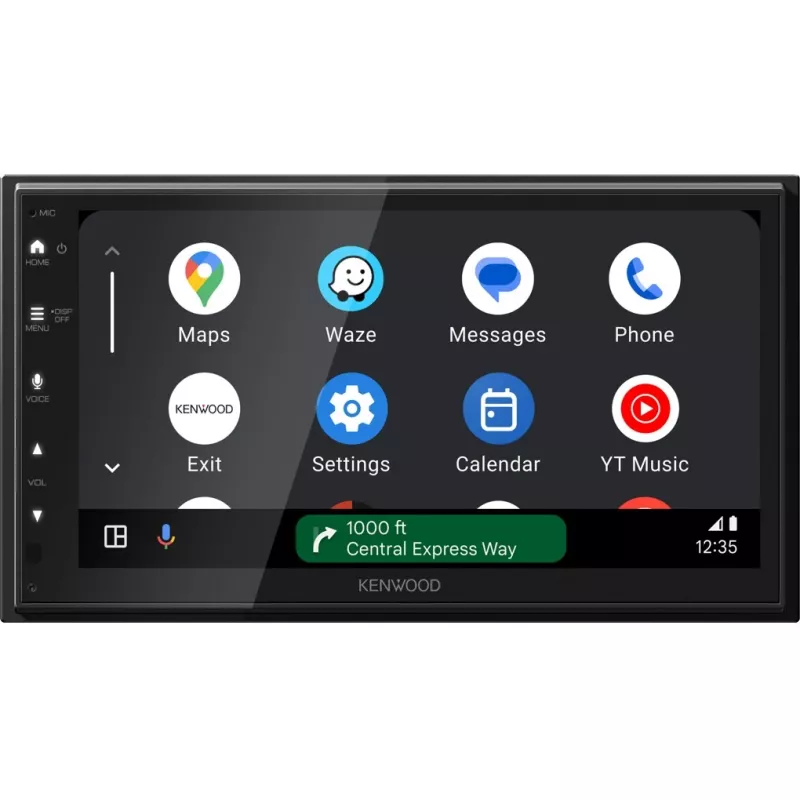 Kenwood moniceiver podwójny DIN z Android Auto, Apple CarPlay, tunerem DAB+, wejściem na kamerę cofania
