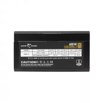 Zasilacz White Shark GPSU-B600S Colonel-2 600 W