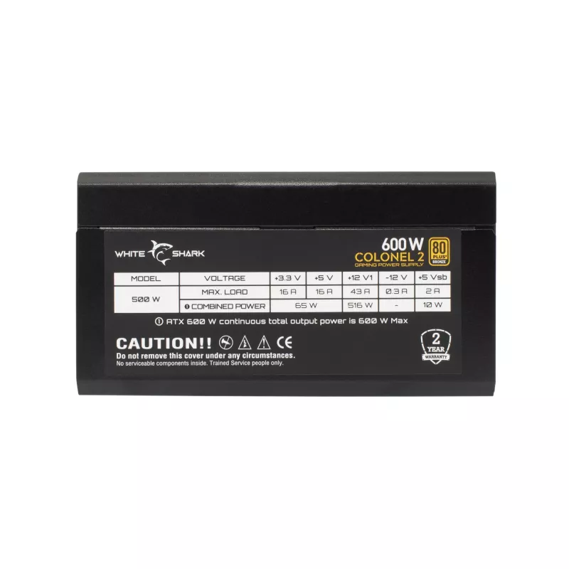 Zasilacz White Shark GPSU-B600S Colonel-2 600 W