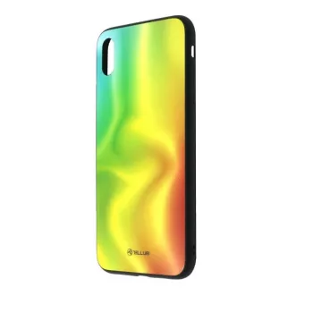 Szkło hartowane ochronne na ekran Tellur do iPhone XS Max — wykończenie z nadrukiem jedwabistym