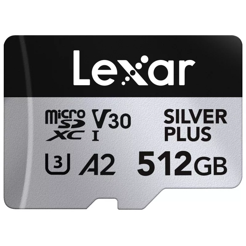 Flash Memory Lexar 512 GB UHS-I microSDXC srebrny PLUS