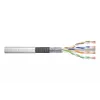 Kabel sieciowy Digitus CAT 6 SF/UTP skrętka patchcord surowy 305 m szary