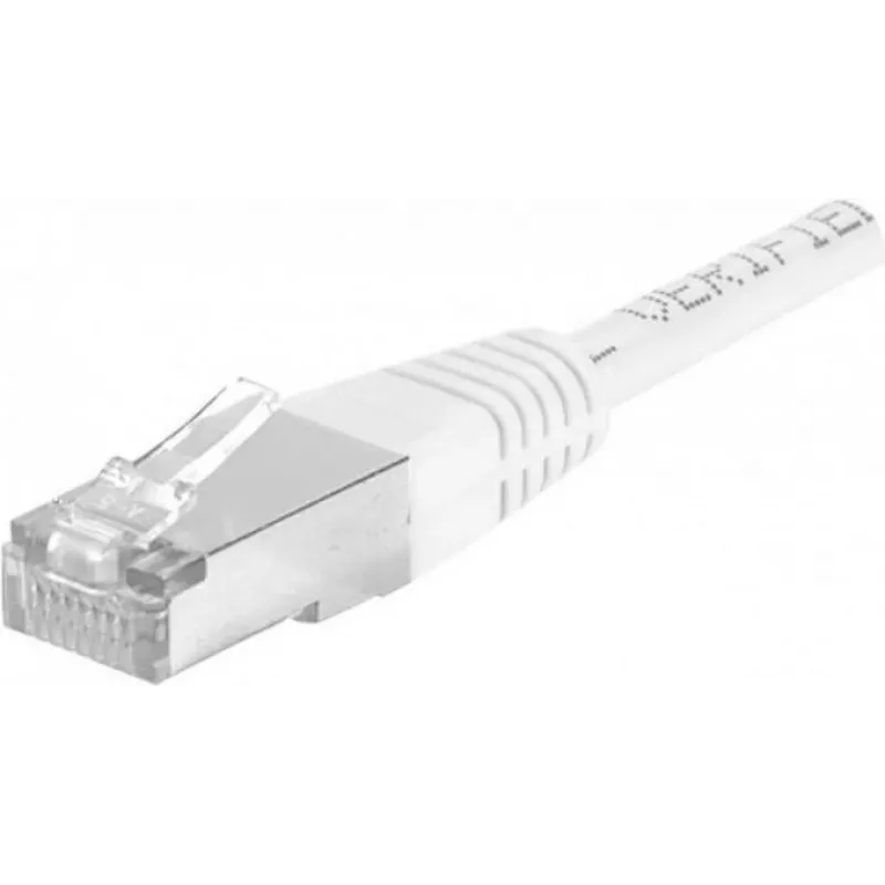 Kabel sieciowy Dexlan 858364 3m Cat6a S/FTP biały
