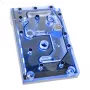 Blok wodny BitsPower Monoblock dla ASRock X399M Taichi RGB, akryl/miedź, niklowany, 90×142×29,1 mm