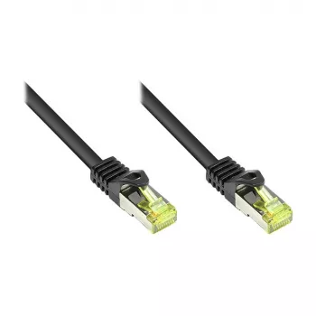 Kabel sieciowy Alcasa 8070R-010S RJ-45 Cat7 1 m czarny