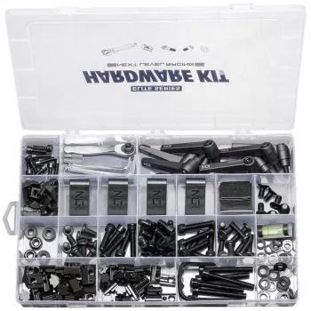 Zestaw sprzętowy Racing Hardware Kit Next Level Racing NLR-E027 kompatybilny z różnymi konfiguracjami wyścigowymi