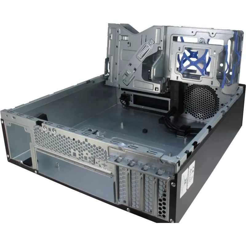 Inter-Tech IT-503 - SFF - Mini-ATX - bez zasilacza (TFX12V) - matowa czerń - USB/Audio (88881270)